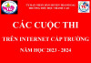 Các cuộc thi trên Internet cấp trường năm học 2023 - 2024
