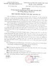 Quyết định V/v công khai tình hình thực hiện dự toán ngân sách quý I năm 2026