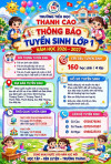 Thông báo tuyển sinh vào lớp 1 năm học 2026 - 2027