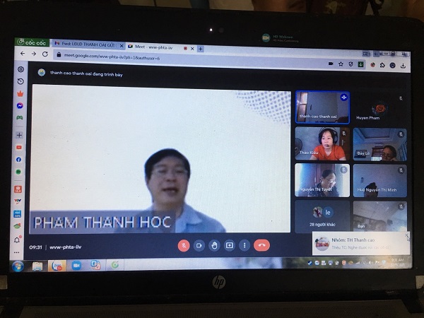 Đ/c Phạm Thanh Học - Giảng viên ban tuyên giáo Thành uỷ trực tiếp giảng dạy