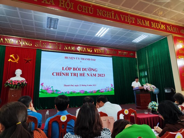 Bồi dưỡng chính trị Hè năm 2023