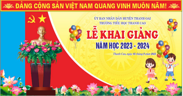 Tưng bừng chào đón năm học mới 2023 - 2024
