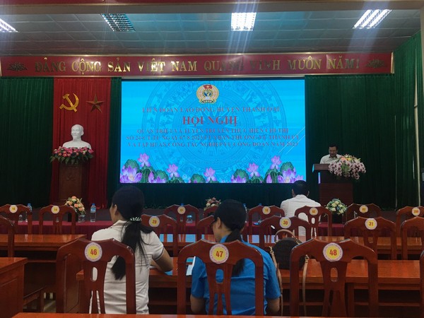 Hội nghị quán triệt và tuyên truyền thực hiện chỉ thị 24/CT TƯ và tập huấn công tác nghiệp vụ công đoàn năm 2023