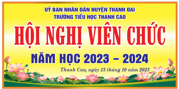 Hội nghị cán bộ, công chức, viên chức năm học 2023-2024
