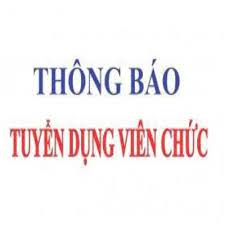Thông báo tuyển dụng viên chức năm 2023