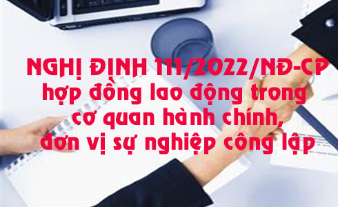 Thông báo, hướng dẫn, kế hoạch triển khai NĐ111/NĐ-CP