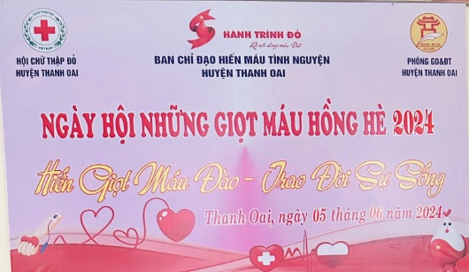Ngày hội Ngày hội những giọt máu hồng Hè 2024: Hiến giọt máu đào - Trao đời sự sống