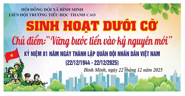 HƯỚNG TỚI KỶ NIỆM 81 NĂM NGÀY THÀNH LẬP QUÂN ĐỘI NHÂN DÂN VIỆT NAM (22/12/1944 - 22/12/2025)