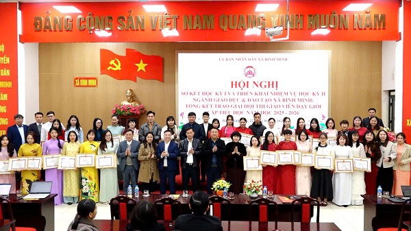 Chúc mừng kết quả của hội thi Giáo viên giỏi cấp Tiểu học năm học 2025 - 2026